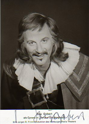 Boy Gobert dans le rôle de Cyrano de Bergerac. © Thalia Theater, Hamburg.